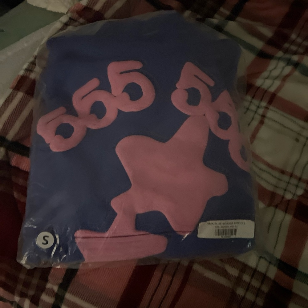 PINK AND BLUE SPYDER HOODIE SIZE SMALL BRAND NEW GOOD DEAL - Picture 1 of 3